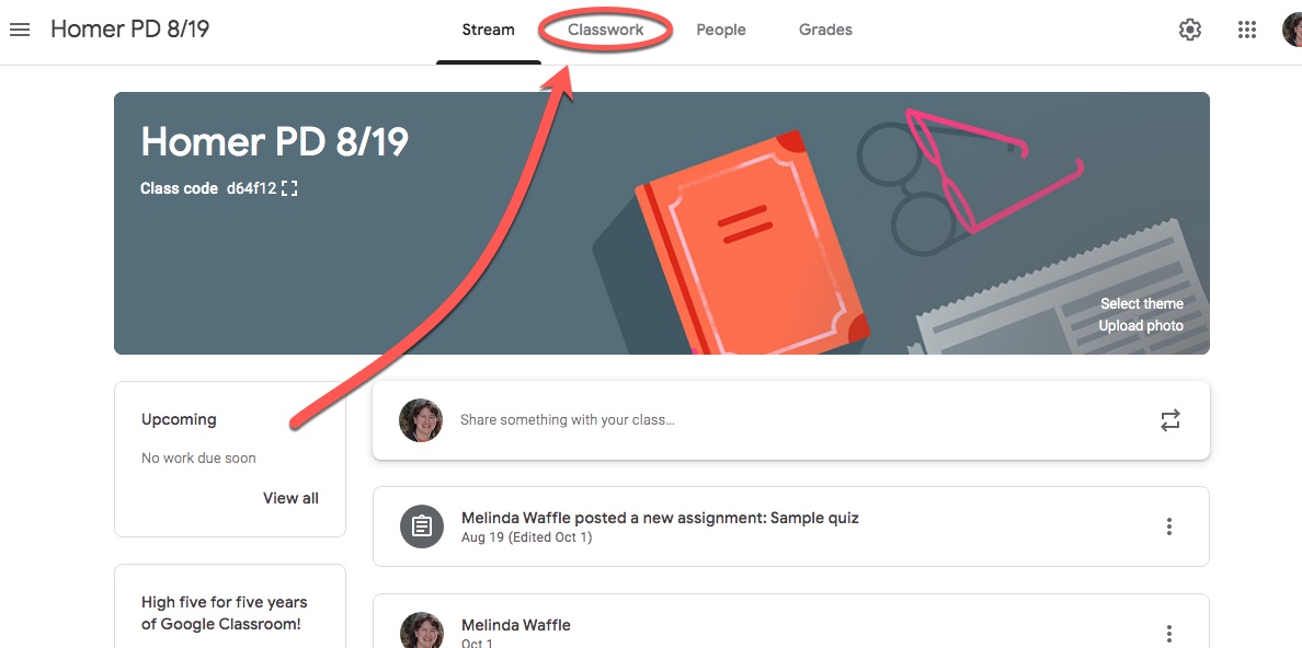 Google Classroom Add A Question Type Assignment