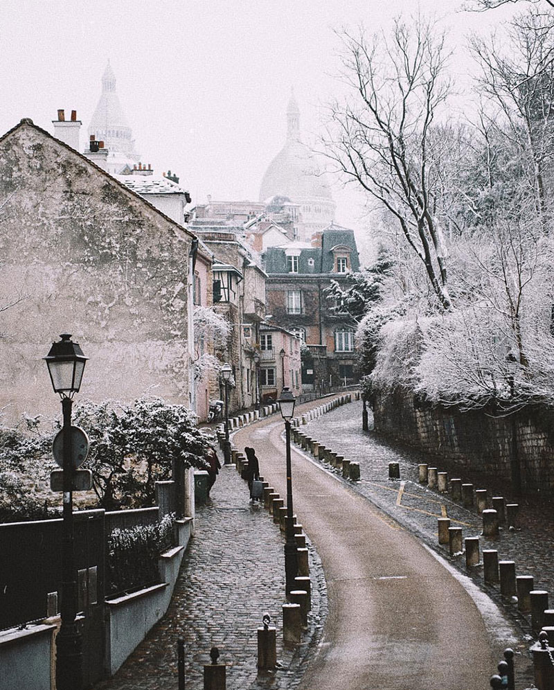 Weekday Wanderlust | From Instagram: Paris Sous La Neige / Paris in the Snow