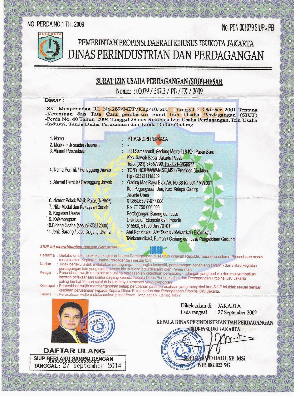 46+ Contoh Surat Perizinan Usaha Gif