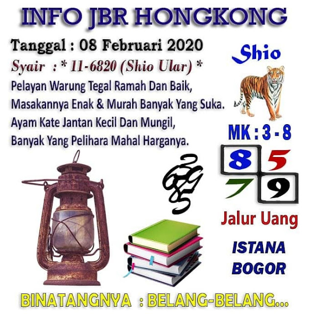 Forum Syair Hongkong 08 Febuari 2020