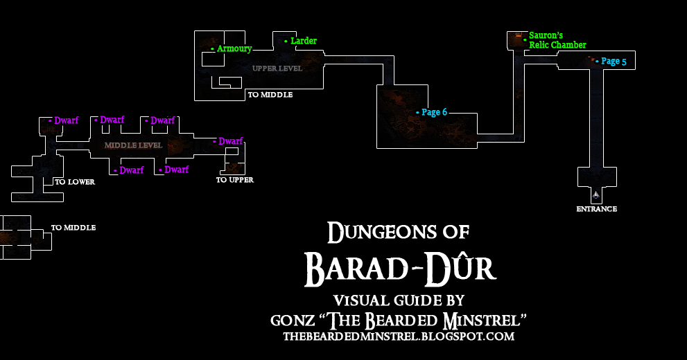 Visual Guide to Barad-Dûr