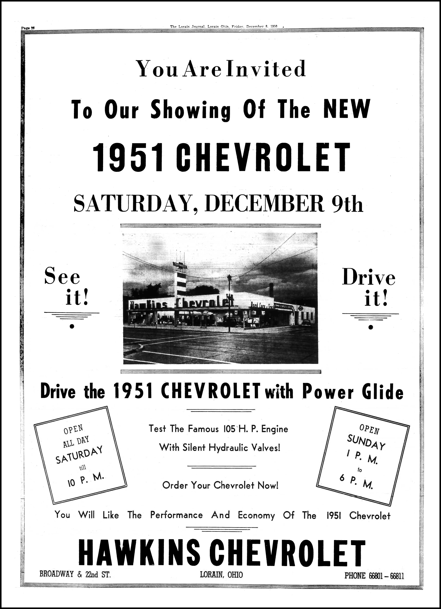 Brady's Bunch of Lorain County Nostalgia Hawkins Chevrolet Campaign