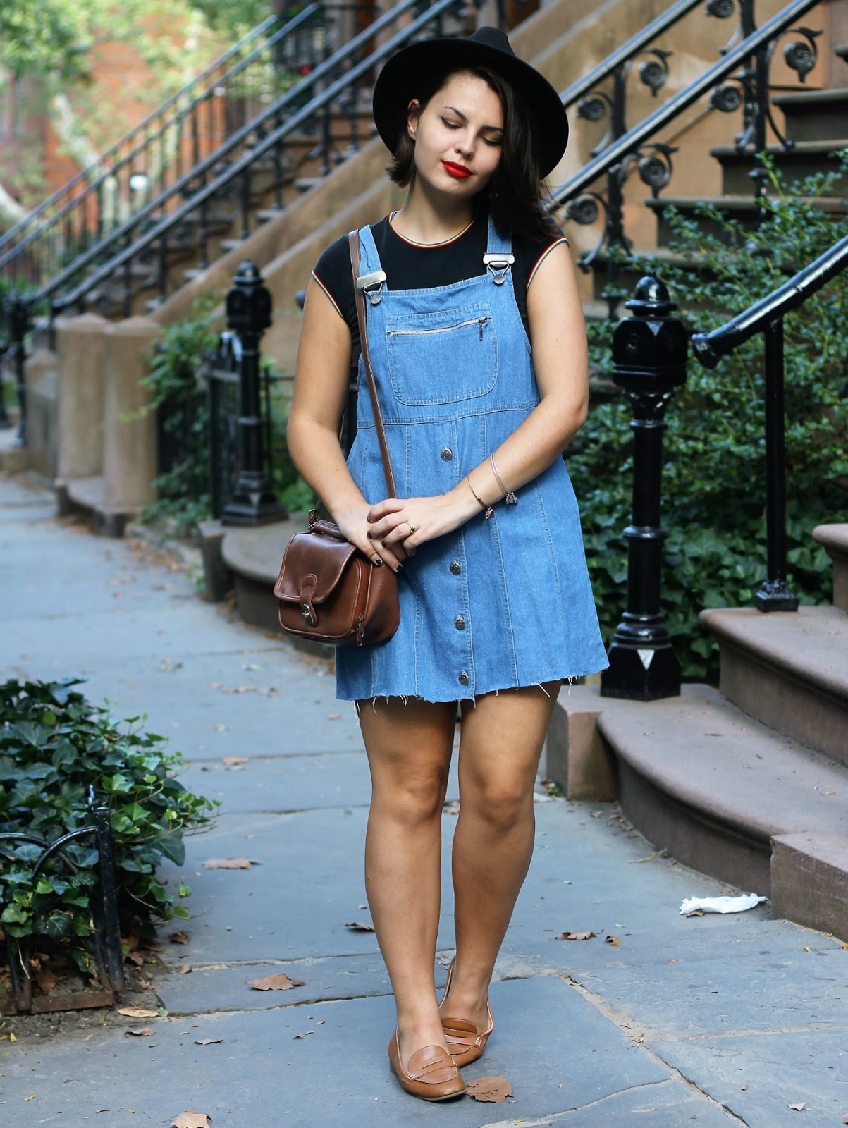 Denim Overall Dress. Passing Whimsies