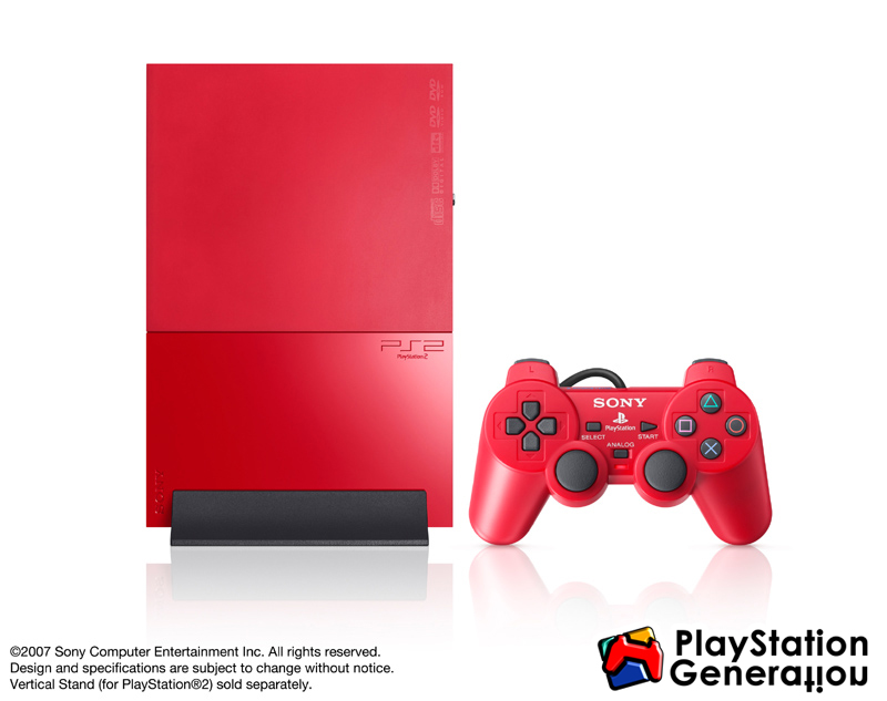Ps2 Red Color PlayStation®2 Cinnabar Red Limited Edition (SCPH-90000 CR ...