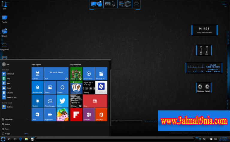 تحميل ويندوز 10 للالعاب - Windows 10 Gamer Edition Pro Lite 