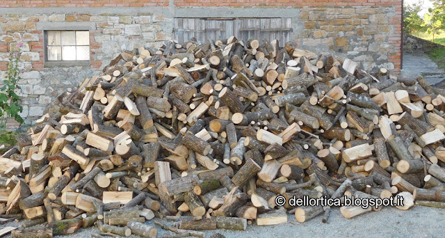 legna e chiacchere nel giardino della fattoria didattica dell ortica a Bologna Valsamoggia Savigno in Appennino vicino Zocca