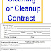  Cleaning or Cleanup Contract Form and Template doc and pdf
