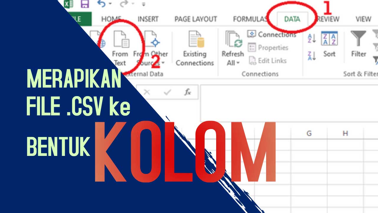 Cara Merapikan Excel Yang Berantakan Kolom Csv Berbentuk Merapikan - Riset