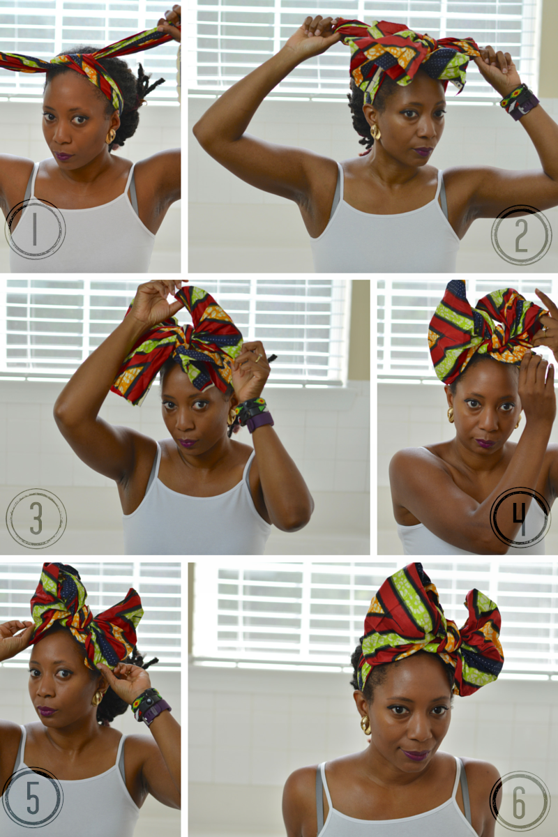 How To Tie Bow Head Wrap | Thriftanista in the City