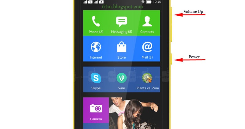 Cara Hard Reset / Factory Reset Nokia X (RM980)