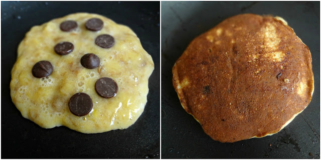 4 Ingredient Chocolate Chip Pancakes 4 Ingredient Chocolate Chip Pancakes