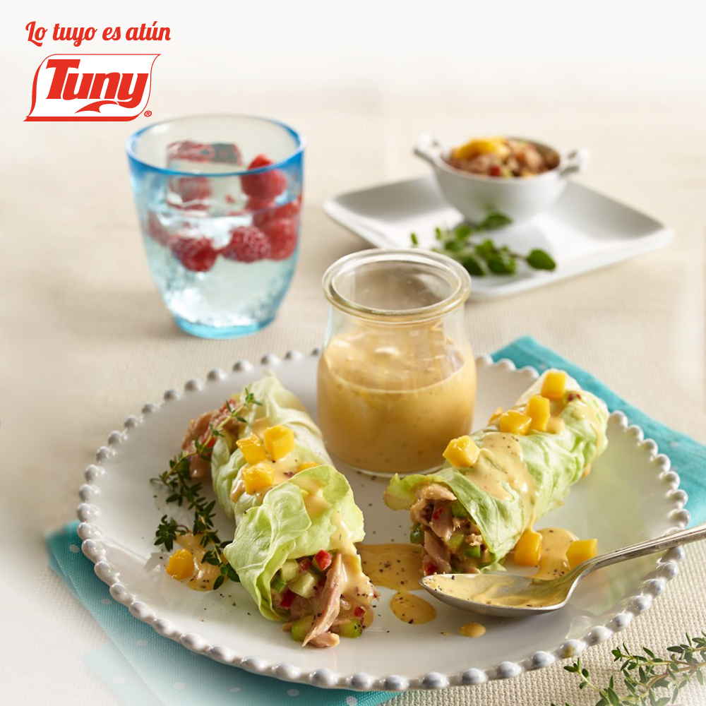 Atún Tuny recetas: Atún Tuny Recetas: Taquitos de lechuga con atún Tuny
