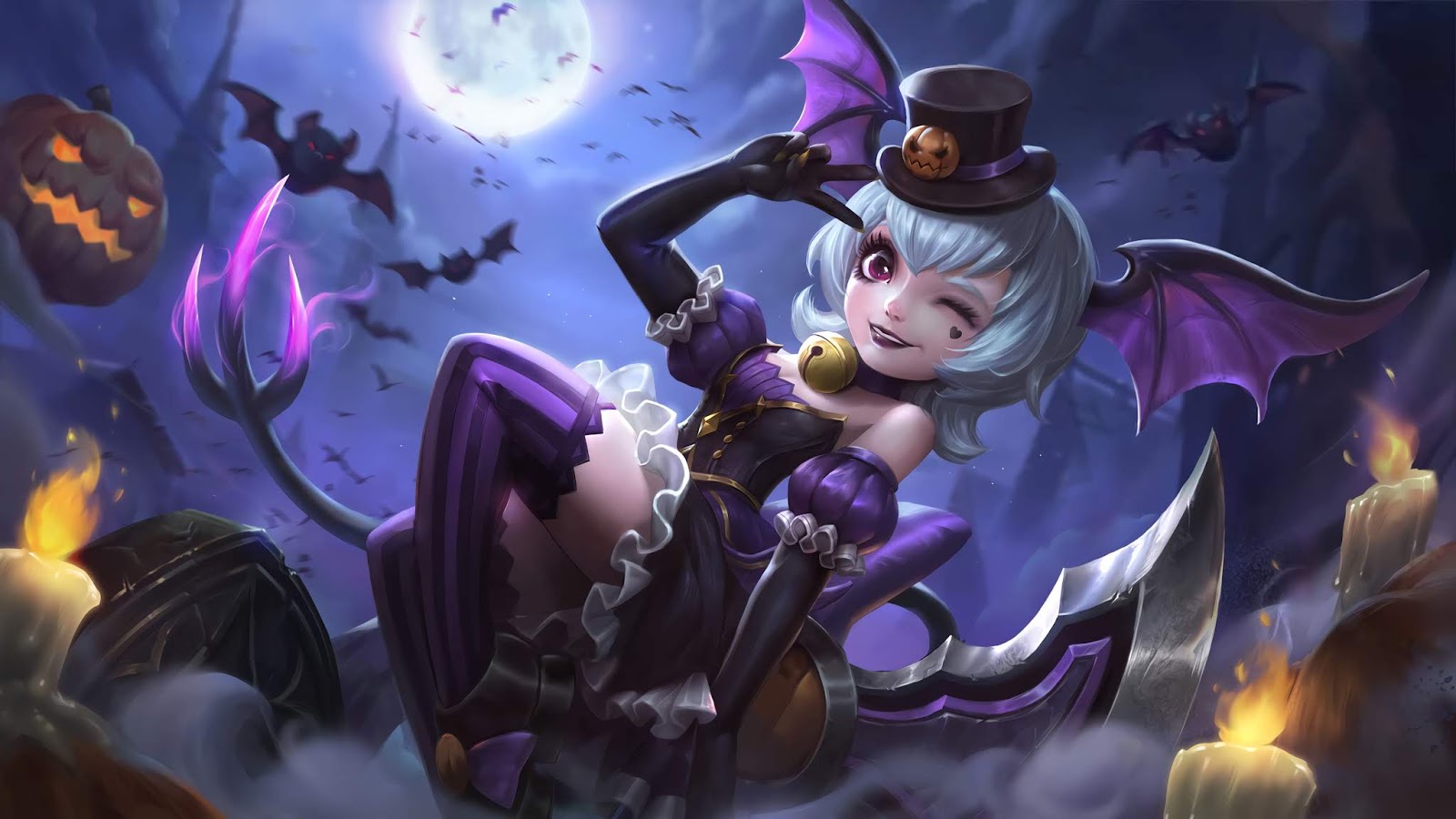 Dark As Night Mlbb Wallpaper Hd 4k Nana Dark As Night Mlbb Wallpaper Hd 4k Nana