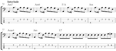 Carl Radle Art of Dying George Harrison bass transcription