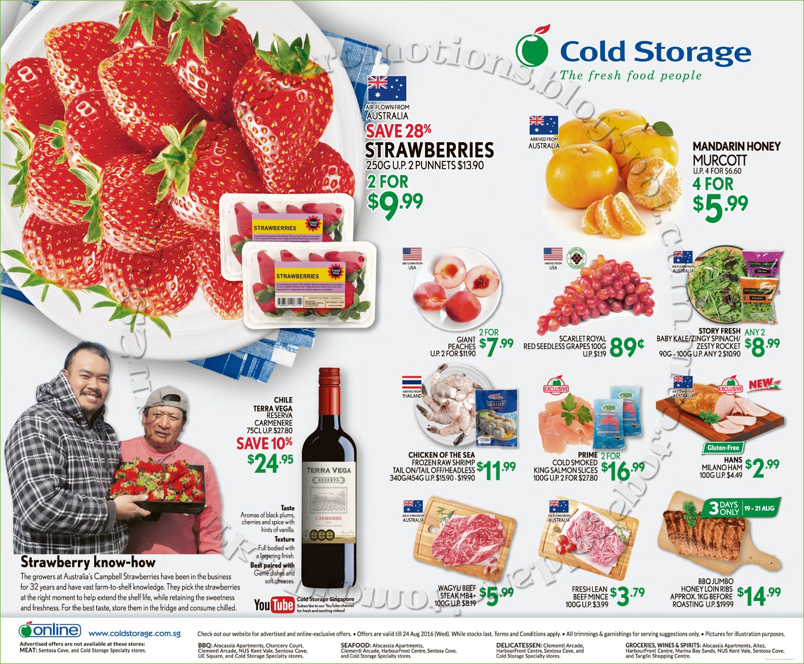 Cold Storage Weekly Promotion 19 24 August 2016 Supermarket Promotions
