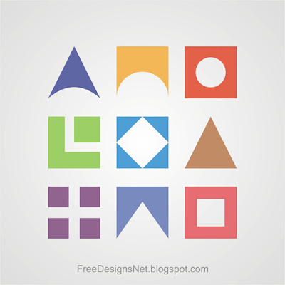 Geometric Shapes Icon Editable File Free Download