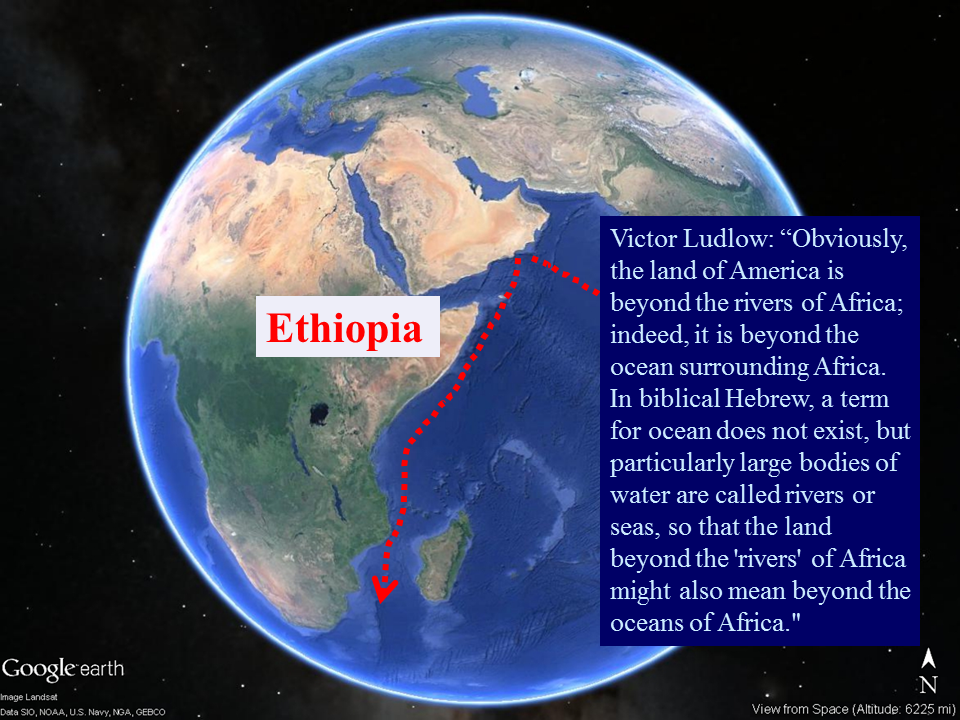 Book of Mormon setting The land shadowing with wings