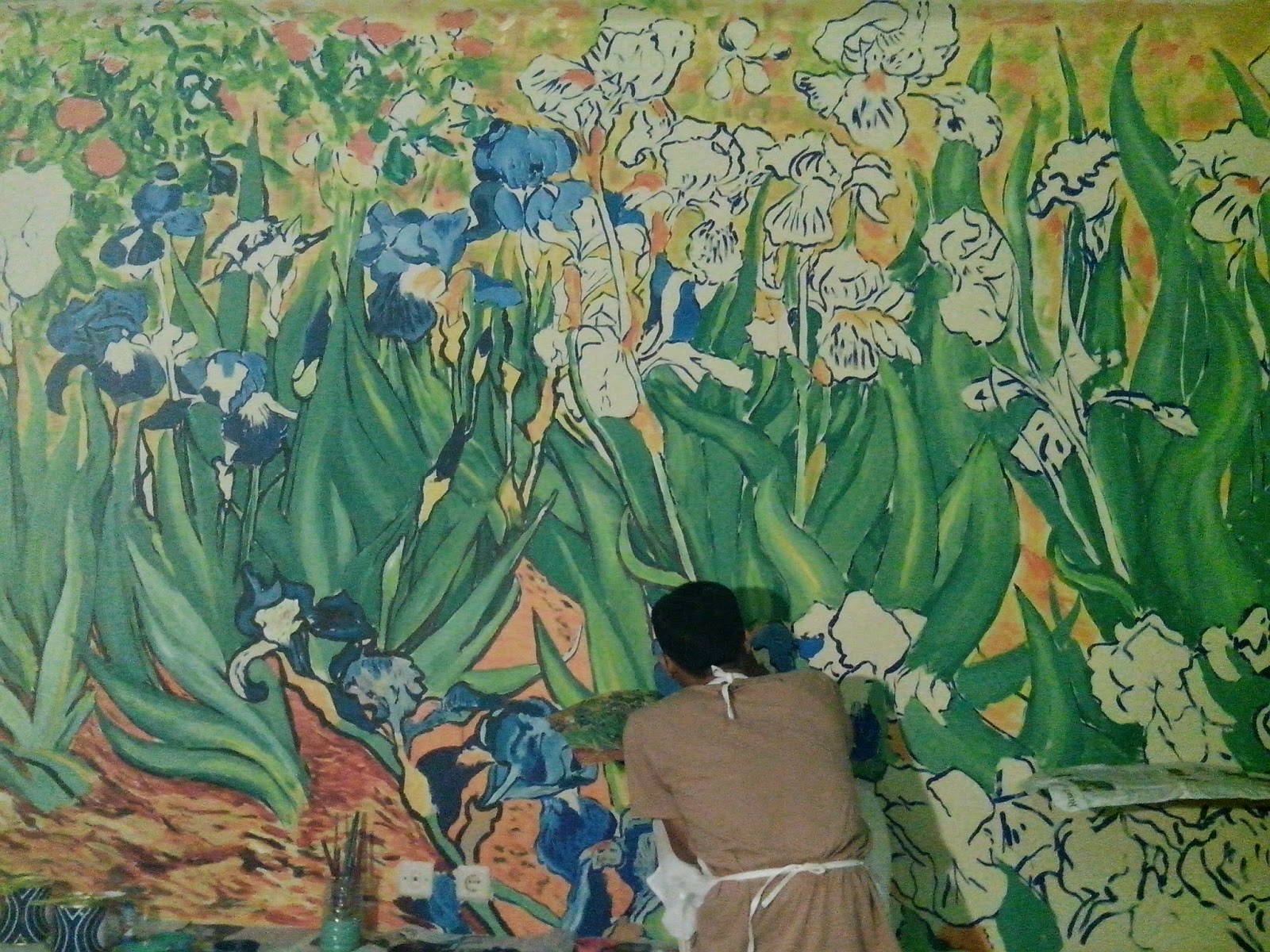 Mural/Wall Painting at V Thom Cafe Jogja 2 Jogja Painting