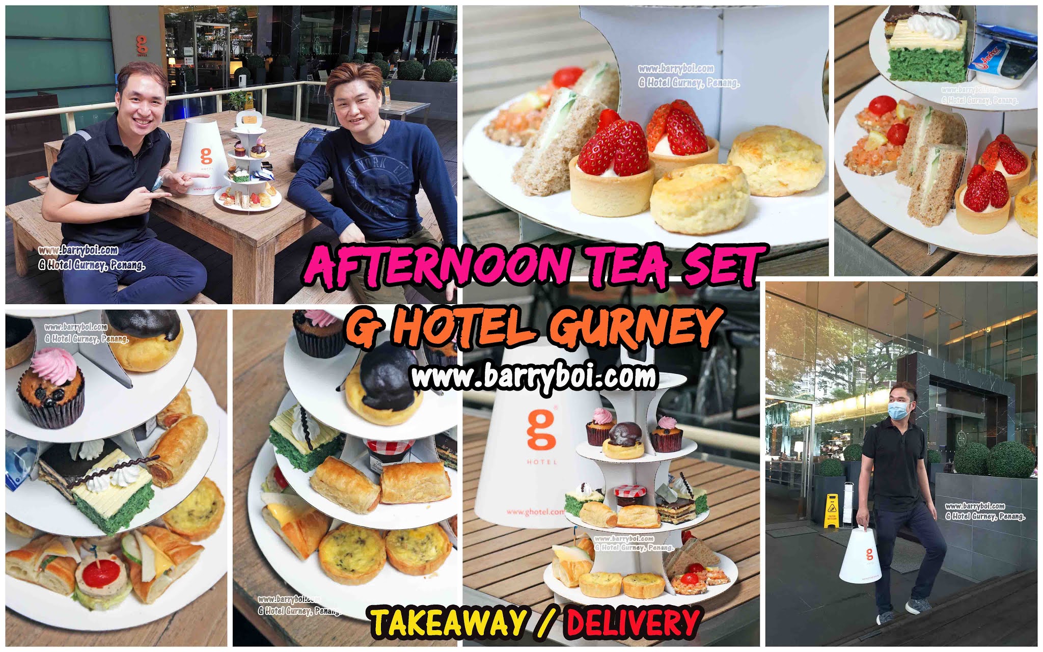 G Hotel Gurney Afternoon Tea Set Now Available For Takeaway & Delivery.