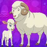 Games4King - G4K Sheep And Lamb Escape Game