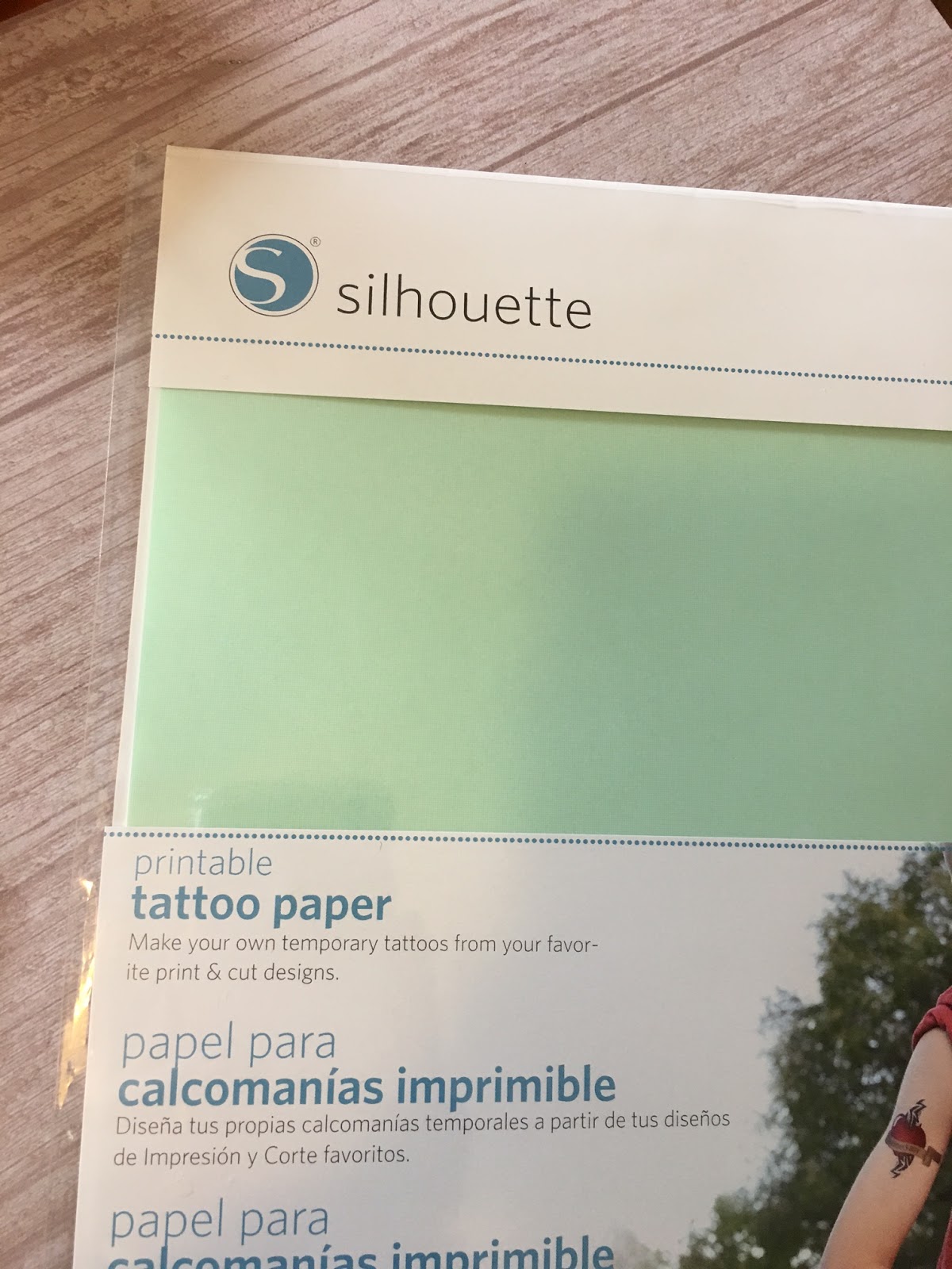 Transferring Photos to Wood with Silhouette Temporary Tattoo Paper -  Silhouette School