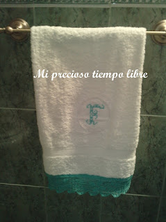 MI PRECIOSO TIEMPO LIBRE: TOALLAS DE BAÑO CROCHET