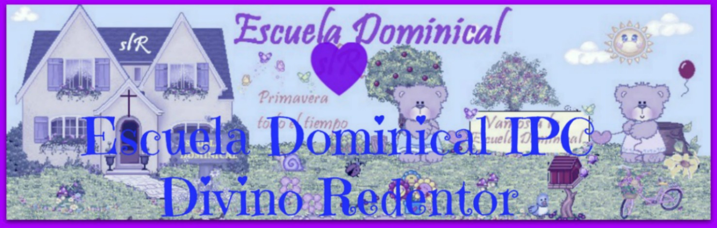Escuela Dominical Principiantes y Parvulos