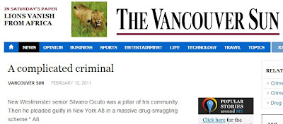 VANCOUVER SUB story on Silvano Cicuto