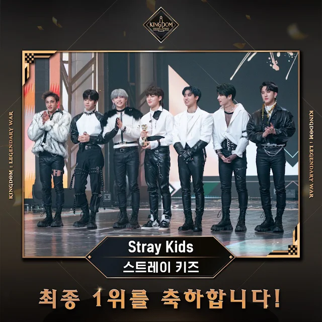 Stray Kids son los ganadores de Kingdom, el programa de Mnet