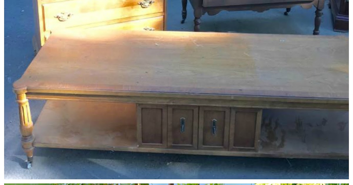 Heir and Space A Vintage Thomasville Coffee Table