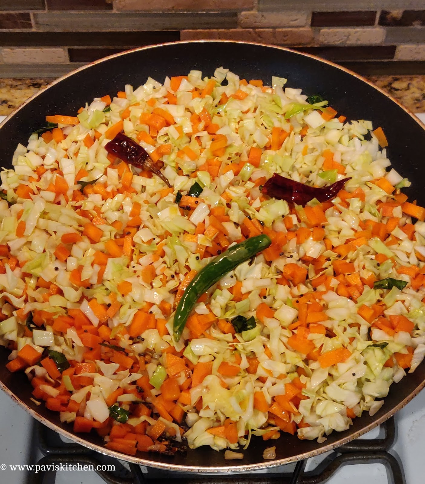 Cabbage Carrot Poriyal Carrot Cabbage Poriyal Cabbage Carrot Palya