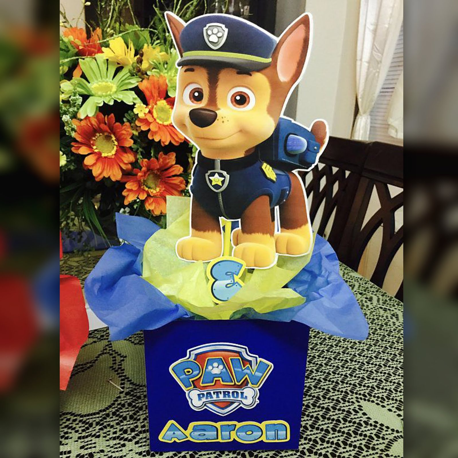 Mecánicamente fluir mosaico Paw Patrol: Centros de Mesa de la Patrulla Canina - Manualidades MamaFlor