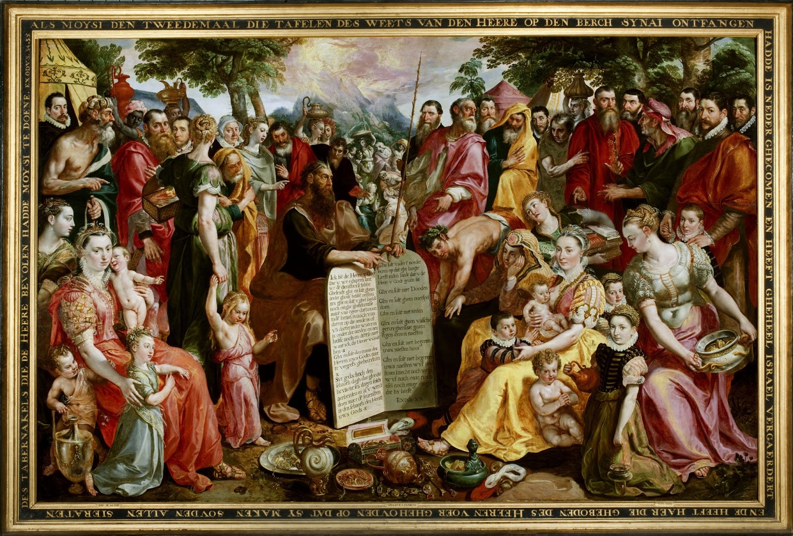 Maerten de Vos Moses and the Ten Commandments (15741575) Maerten de Vos Moses and the Ten Commandments (15741575)