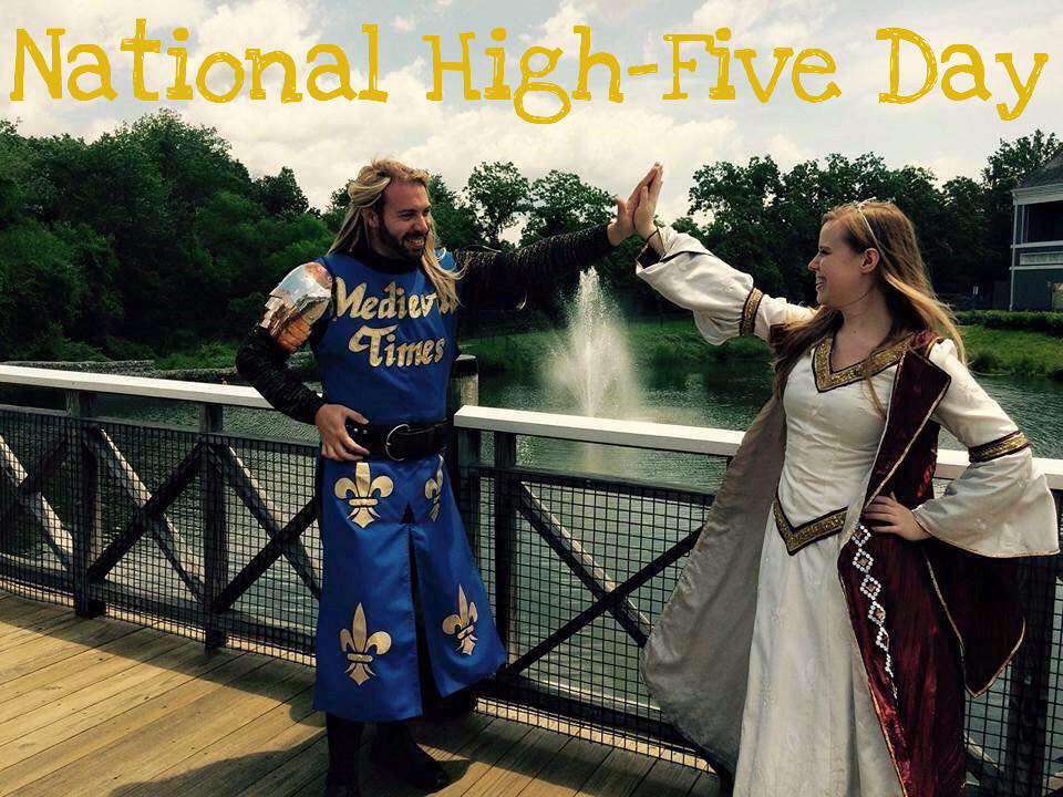 National High Five Day Wishes For Facebook