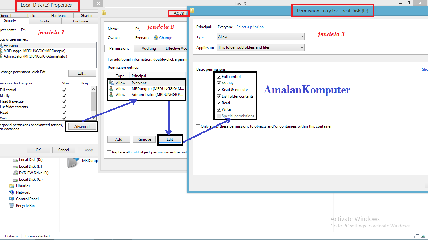 Pc Setting Windows 8 Tidak Bisa Dibuka Belajar