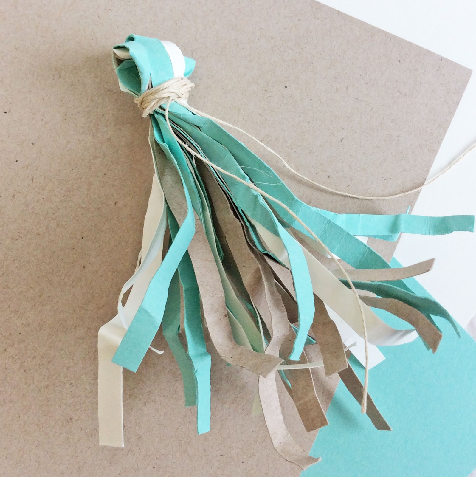 CardBlanc by Kathy Martin DIY Paper Tassels