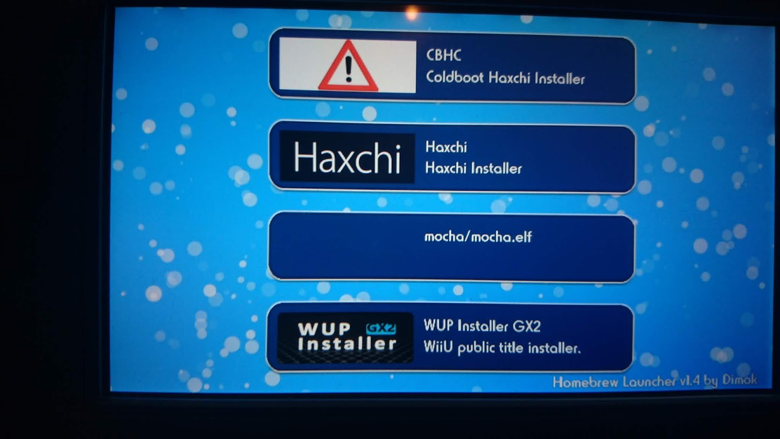 WiiU CFWであるMocha導入方法(NDS必要＆恒久的)
