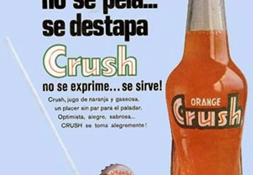 Propagandas antigas do refrigerante Crush