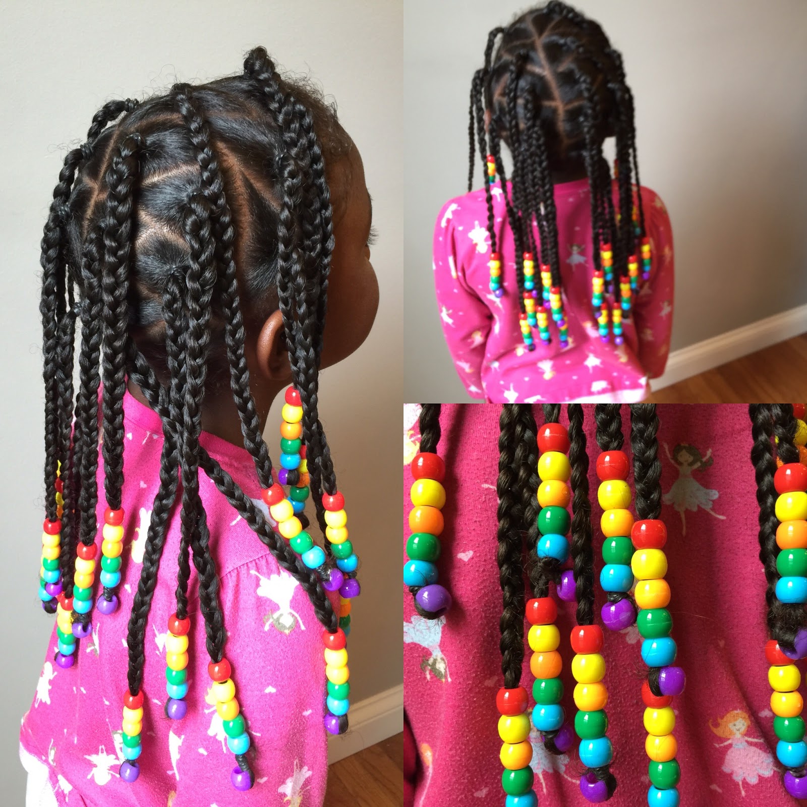 Toddler Hairstyle- Beads & Hairballies 