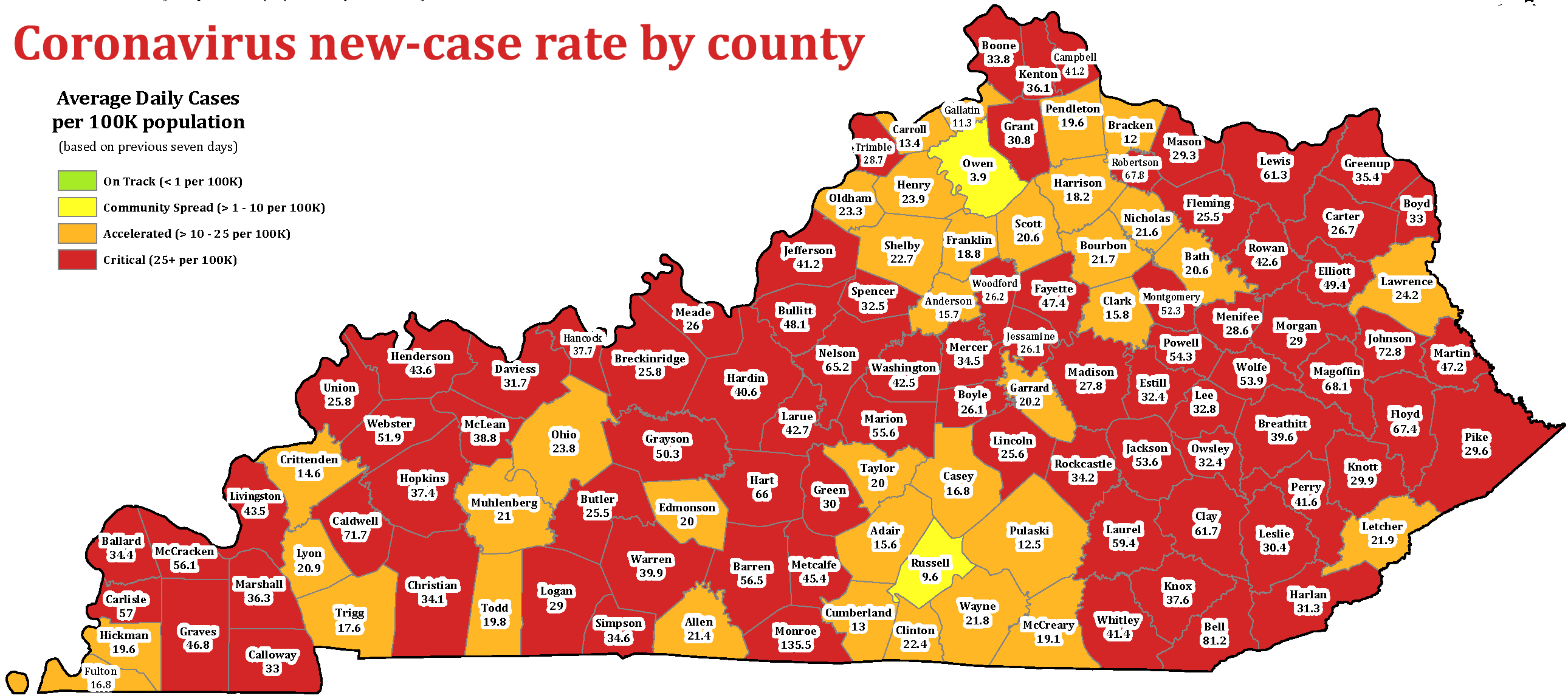 KENTUCKY HEALTH NEWS Coronavirus and covid19 numbers set new records