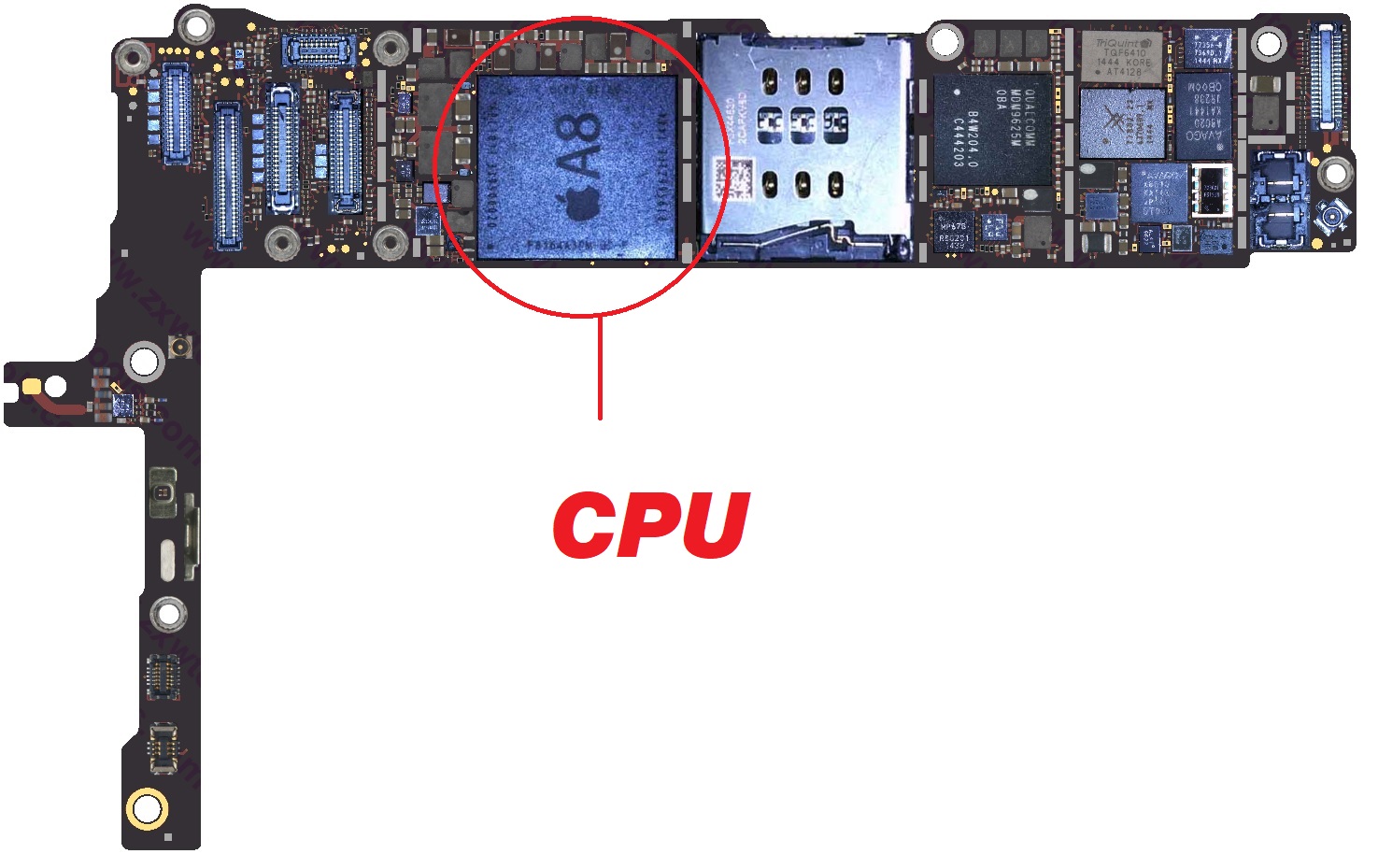 Iphone 6 Plus Board Diagram : Brneaci High Temperature Motherboard Pcb