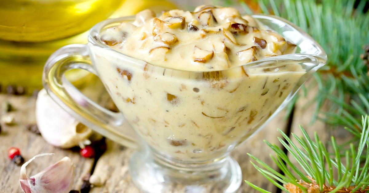 Les cèpes La sauce aux cèpes