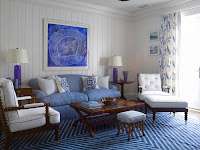 blue living room furniture sets