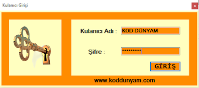 Veri Tabanlı KULLANICI GİRİŞİ Veri Tabanlı KULLANICI GİRİŞİ