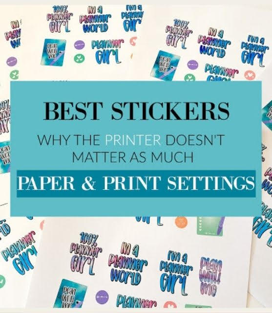 Why The Printer for Stickers Isn't a Guarantee for Quality Stickers - Silhouette School