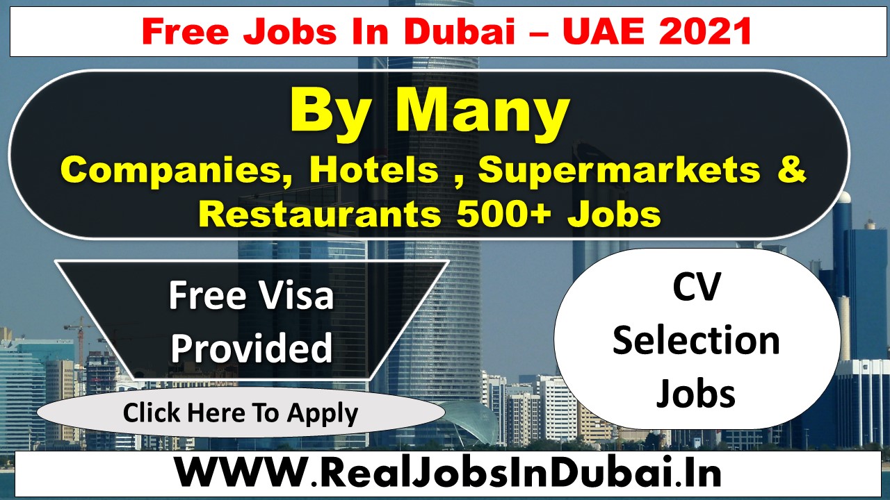 New Jobs In Abu Dhabi UAE 2021