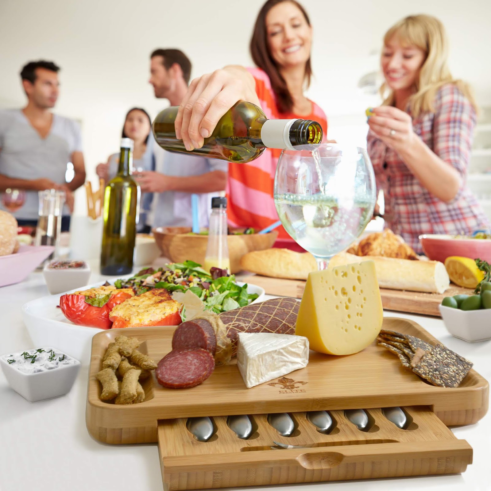 Westman Reviews This Deluxe Cheese Board With Knives Gift Set is