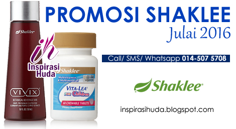 promosi, shaklee, julai 2016, vivix, vitalea, vitalea for children, antioksidan, multivitamin, suplemen, vitamin, inspirasihuda,