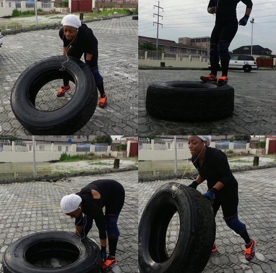 Photos: Meet Bimbo Akintola’s Personal Trainer, Fitness Instructor Emodi Obinna