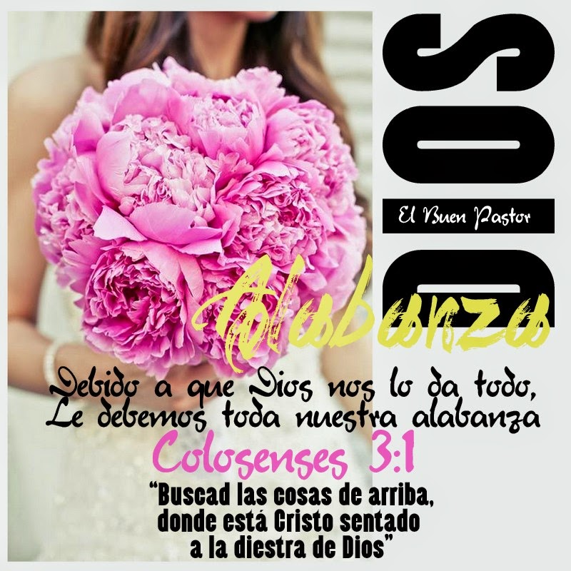 YO SOY EL BUEN PASTOR Colosenses 3 1